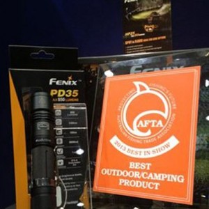 Fenix PD35荣获2013 AFTA贸易展"最佳展品奖"