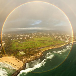 澳天空现全圆形彩虹 摄影师称极为罕见