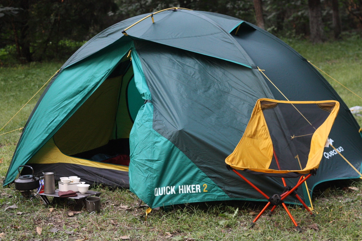 迪卡侬 Quechua（趣岳） QUICKHIKER三合一登山露营双人帐篷评测
